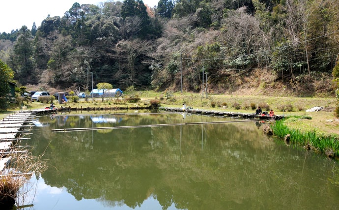 宮崎まこの一期一景♪千葉県大上へら池で両ダンゴの宙釣りに挑戦