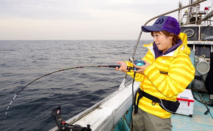 軽量な電動タックルで高級魚三昧な玄界灘の沖五目釣りに挑む
