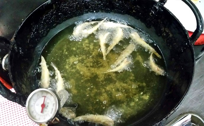 ハゼクランクでたくさん釣れたら食べてみよう！唐揚げと天ぷらの調理方法