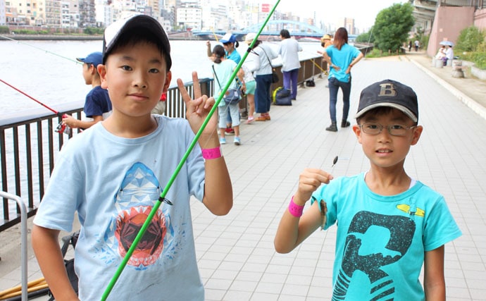 夏休みイベント体験。釣りして生き物を探して、隅田川水族館をつくろう！
