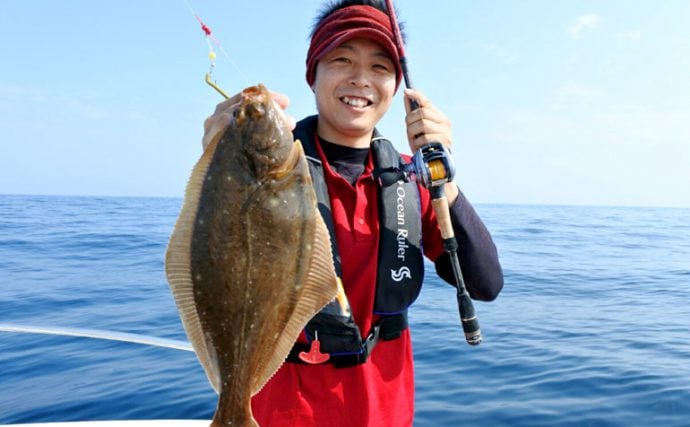 カレイの魚影豊富な仙台湾でお手軽バイオワームフィッシング！
