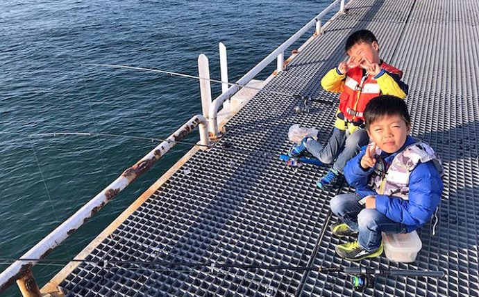 子どもたちと堤防へ 父と息子の男旅 愛知県南知多町豊浜つり桟橋 Tsurinews