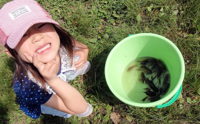 淡水小物釣行：子供と一緒にザリガニ釣り！【愛知県・岩倉市自然生態園】