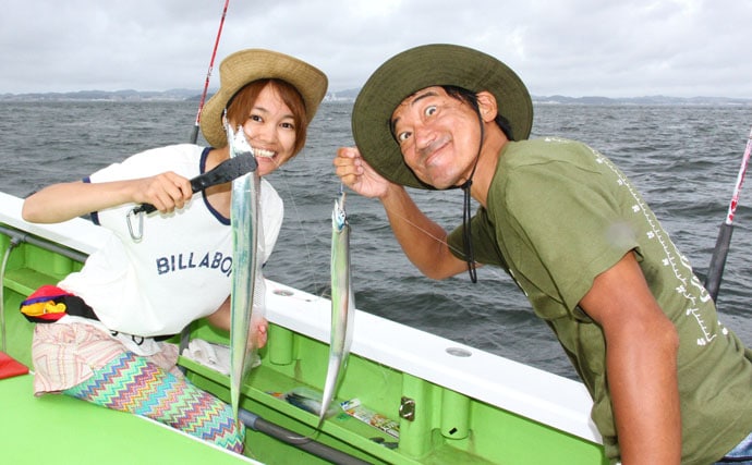 船タチウオ釣行：見事女性が竿頭！【神奈川県金沢八景・弁天屋】