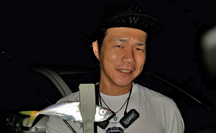 ナイトアジング釣行：ランガンで30尾【北九州市・日明海峡釣り公園】