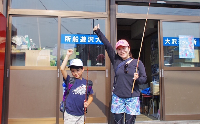 ボートハゼ釣り：親子で初めてのハゼ釣りに挑戦【東京湾・大沢遊船所】