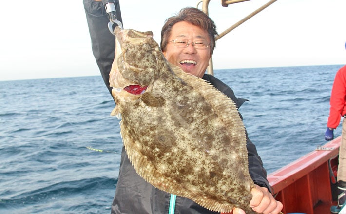 ヒラメ ヒラマサ乱舞 泳がせ釣り 落とし込み釣り 山口県 大和丸 Tsurinews