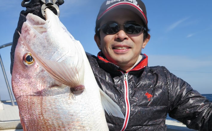 初心者に75cmマダイ！？それがタイラバ！【福岡県・エルクルーズ