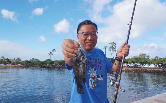 ハワイで巨大テナガエビ釣り！釣果でガーリックシュリンプ【オアフ島】