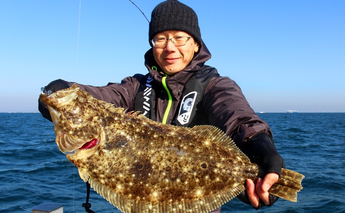 大物狙いに伊良湖沖へ 新兵器炸裂でヒラメ連チャン 愛知県 直栄丸 Tsurinews