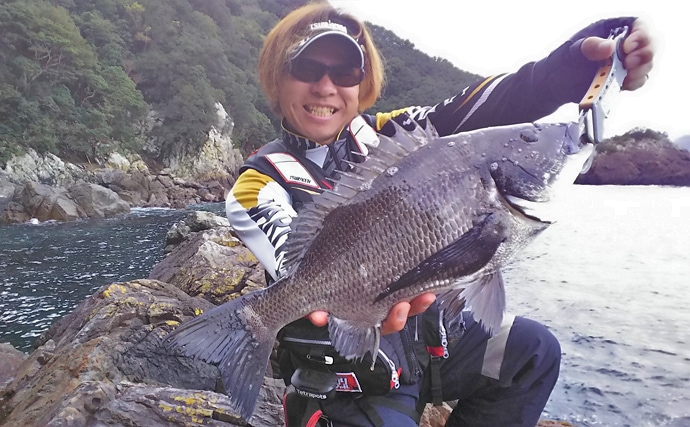 まるで乗っ込み期！51cm年無し頭にクロダイ連発【三重県・島勝浦】