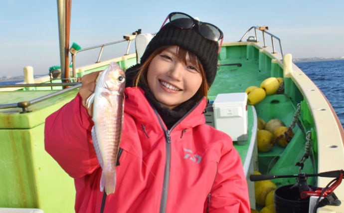 『みっぴ』2019年初釣行！アマダイ釣り【神奈川県・まごうの丸】