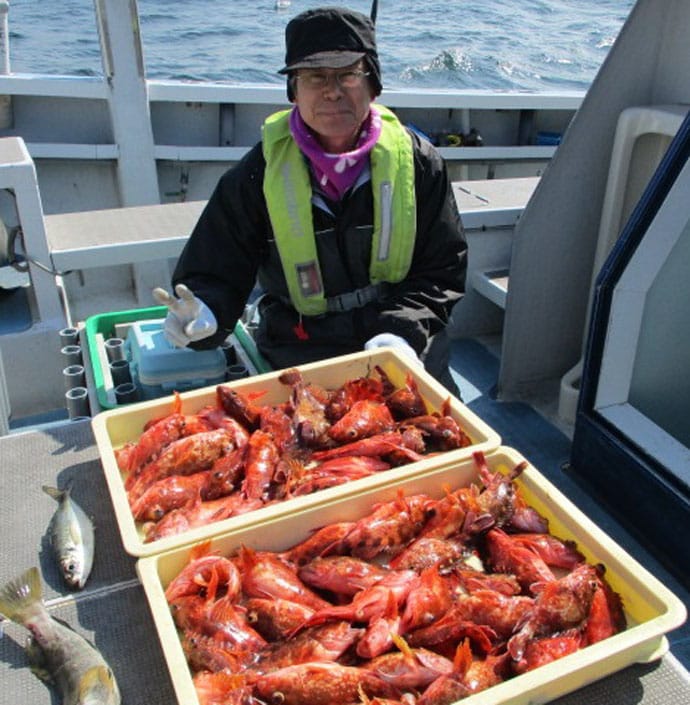 【伊良湖沖＆志摩沖】船釣り根魚最新釣果情報　46cmオニカサゴ！