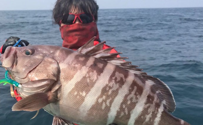【玄海灘】ジギング最新釣果　大型ヒラマサに6kgタカバ（マハタ）