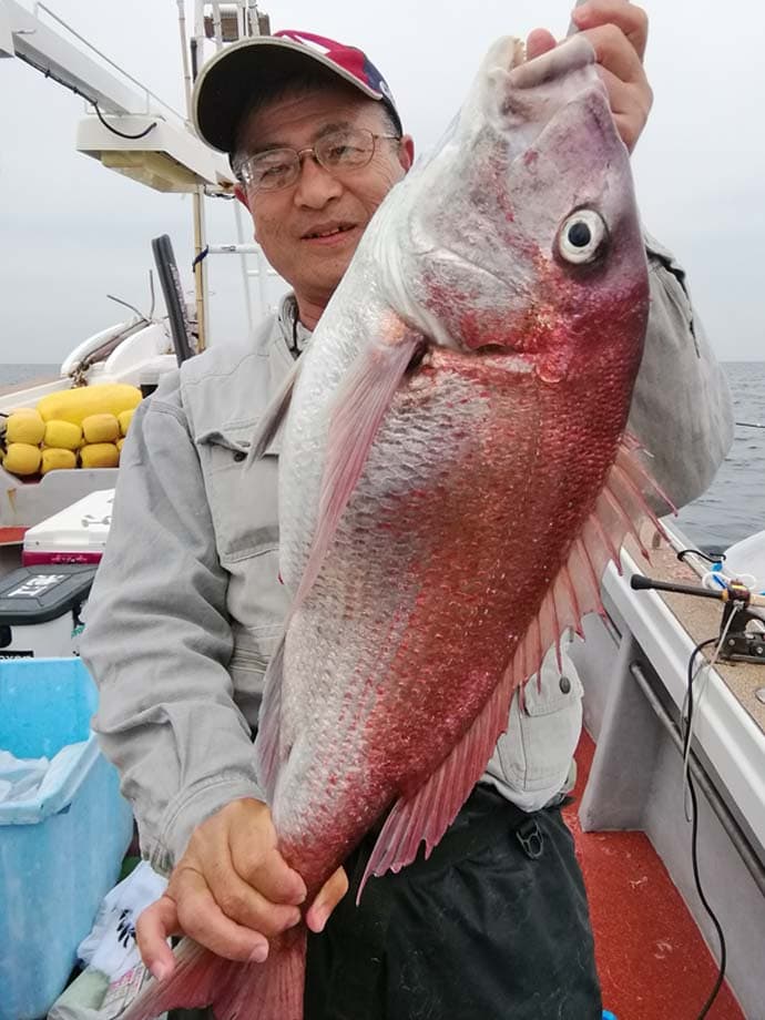 【玄界灘】沖釣り最新釣果情報　船中マダイ34尾に10kg超ヒラマサ