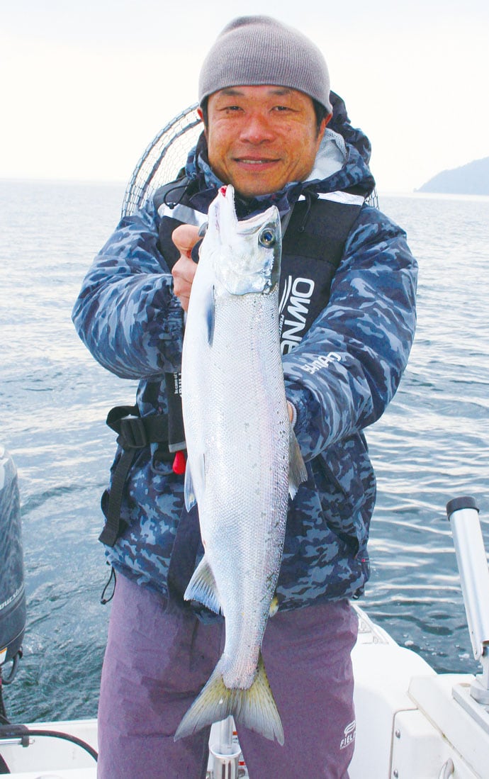 ボートトローリングで琵琶湖の女王『ビワマス』と謁見　シーズン開幕！