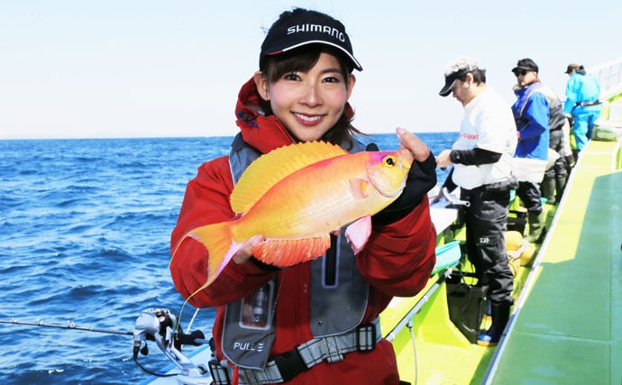 阪本智子がライトコマセ釣りで五目達成　次は十目？【神奈川・忠彦丸】
