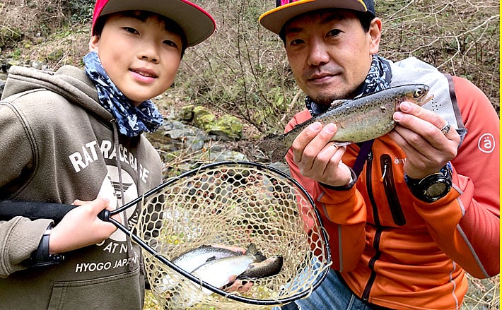 エリアトラウトのちバーベキュー 29人でポンド貸し切り【大阪府