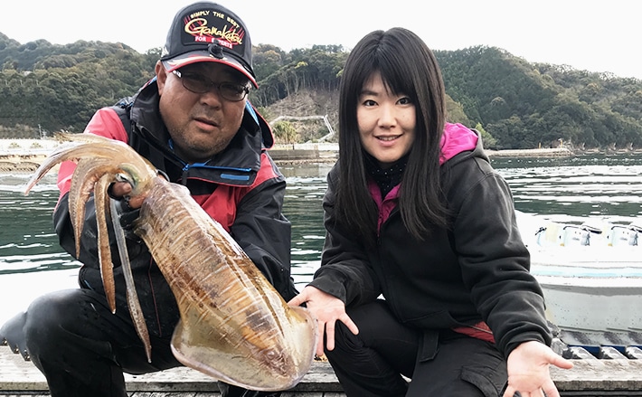 船からのヤエン釣りで2.5kg春アオリイカ 緊張感が病みつきに！ | TSURINEWS