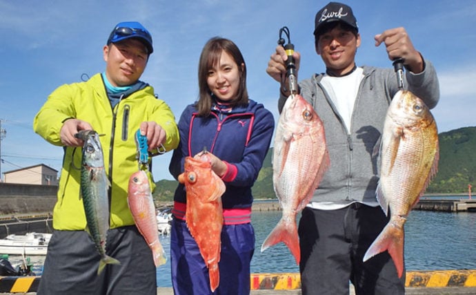【三重県】船釣り最新釣果　2.6kgアオリイカにマダイ連日好調！