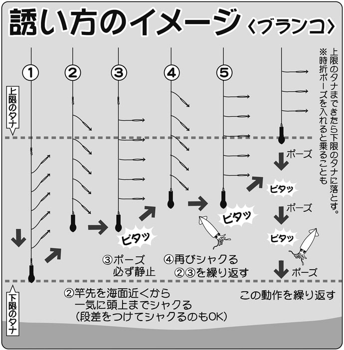 関東で大人気のムギイカ釣りのキホン　ブランコ＆直結それぞれを解説