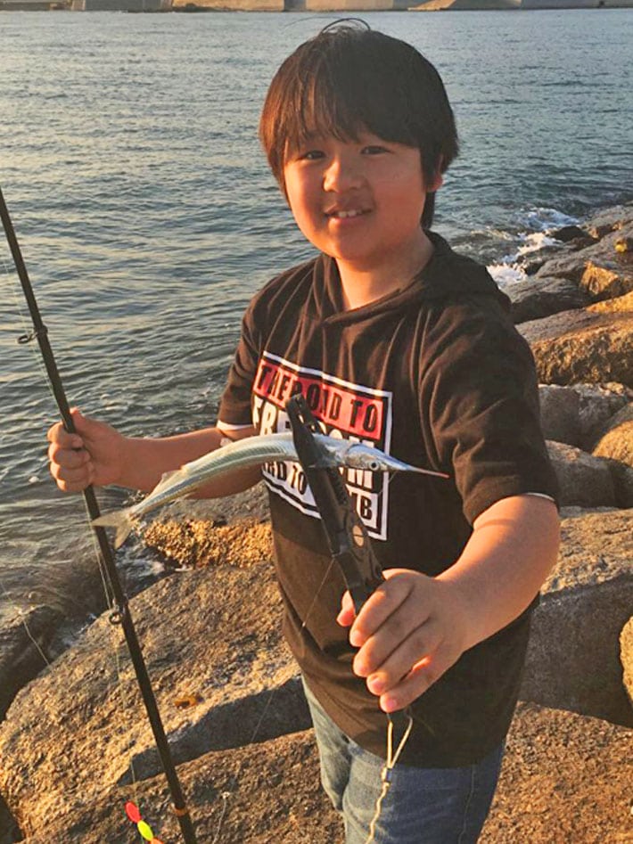 サヨリ釣りで25cm級　子供の笑顔が1番の釣果【きららビーチ焼野】