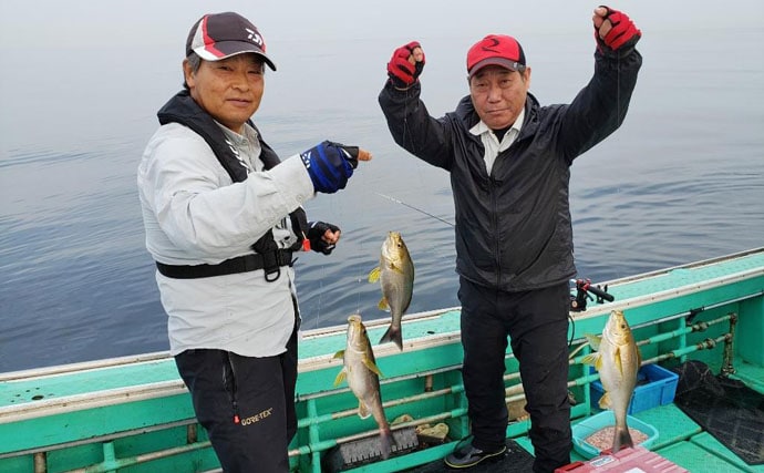 【玄界灘】沖釣り釣果速報　35kg特大アラなど多様な魚種でクーラー満タン