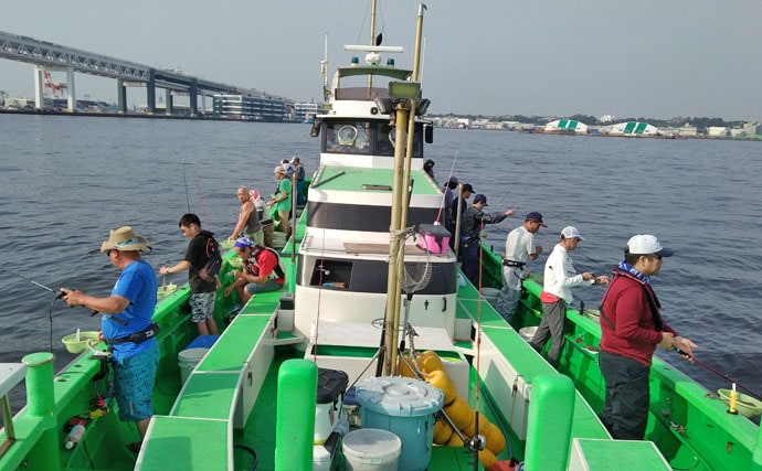 東京湾LTアジ釣行　渋い中でも『置竿釣法』でフィーバー突入【東京湾】
