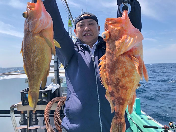 【響灘】船釣り釣果速報　84cmマダイにSLJでも多彩な釣果！