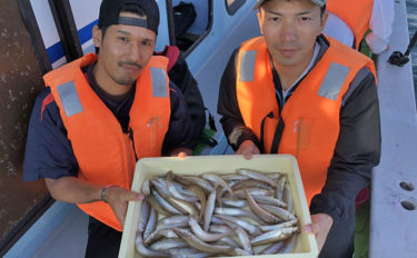 【愛知県】沖でのエサ釣り釣果速報　キス3桁に抱卵イサキも爆釣！