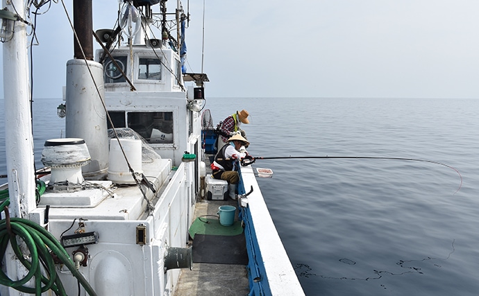 独特な釣趣の『完全フカセ釣り』でマダイにヒラマサ手中【兵庫・柴山】