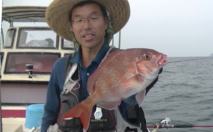 船五目釣りでマダイにイサギにスマガツオ　タナ合わせがキモ【徳島】