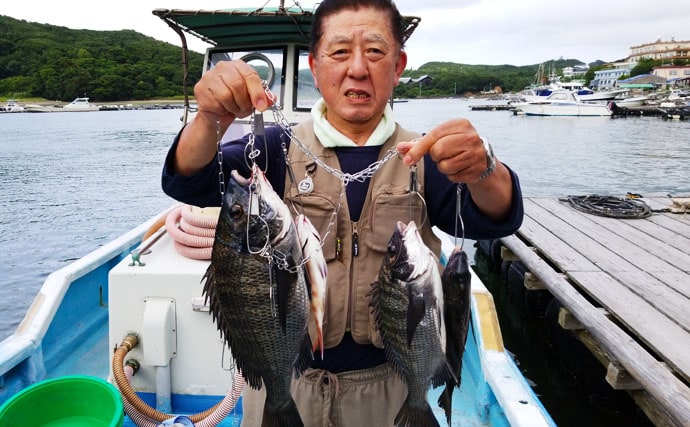 【三重県】カカリ釣り釣果速報　57cmクロダイに80cmマダイも！