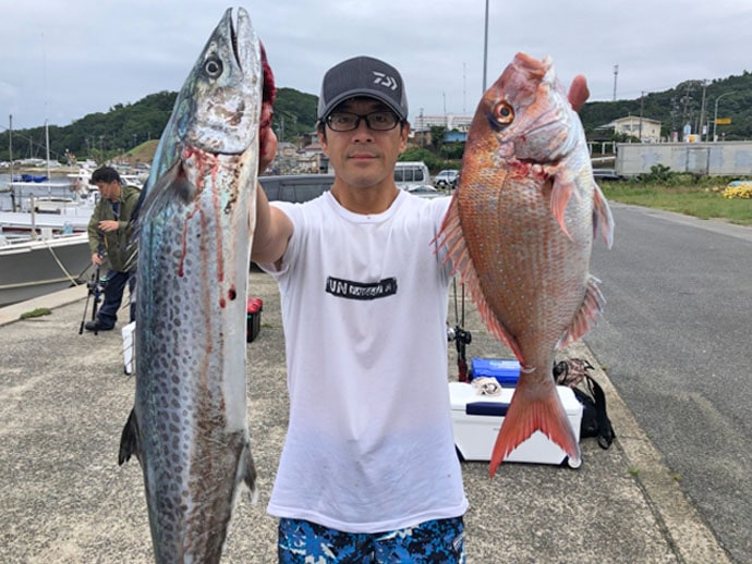 【愛知県】船釣り釣果速報　マダイにサワラにマダコにと多魚種好釣！