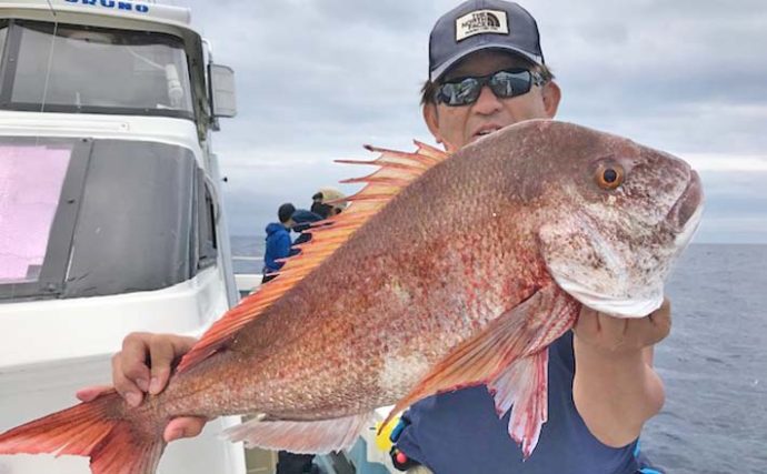 【愛知県】船釣り釣果速報　マダイにサワラにマダコにと多魚種好釣！