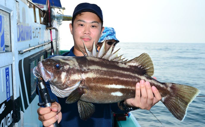 最大2mにもなる大型魚『イシナギ』　専門船を実釣取材【モンロー号】