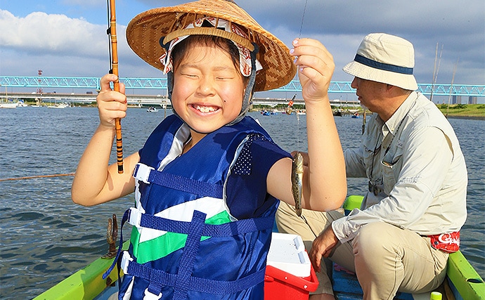 8歳の女の子が人生初のハゼ釣りへ挑戦　親子3代でのんびりボート釣行