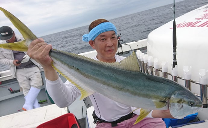 【玄界灘】落とし込み釣り釣果速報　メーター超ヒラマサなど青物入れ食い