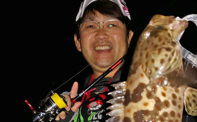 名古屋港チニングゲームでレア魚『チャイロマルハタ』　多魚種と戯れる