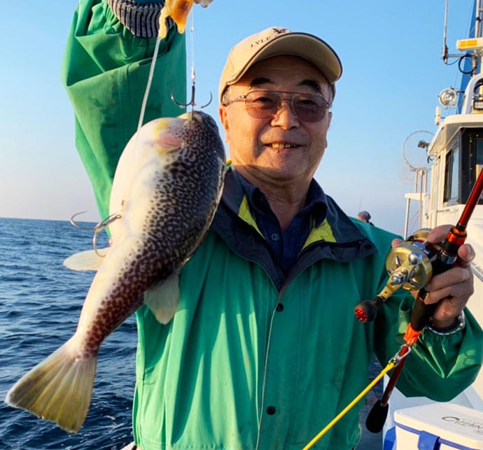 シーズン盛期のショウサイフグ釣り　カットウ仕掛けのキホン【関東】