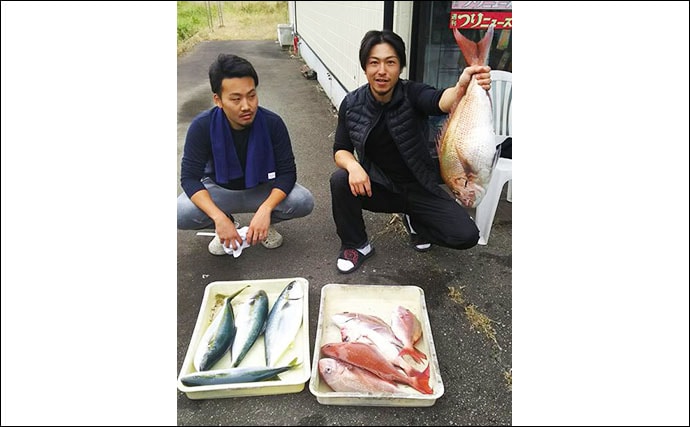 【福井・静岡】沖釣り最新釣果　タイラバ＆ジギングで大型マダイ好調！