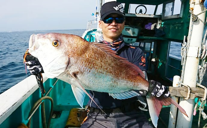 【福井・静岡】沖釣り最新釣果　タイラバ＆ジギングで大型マダイ好調！