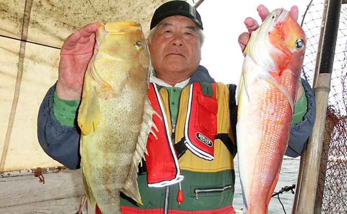 【福岡県】沖のエサ釣り最新釣果　「五目釣り」＆「ひとつテンヤ」が好調