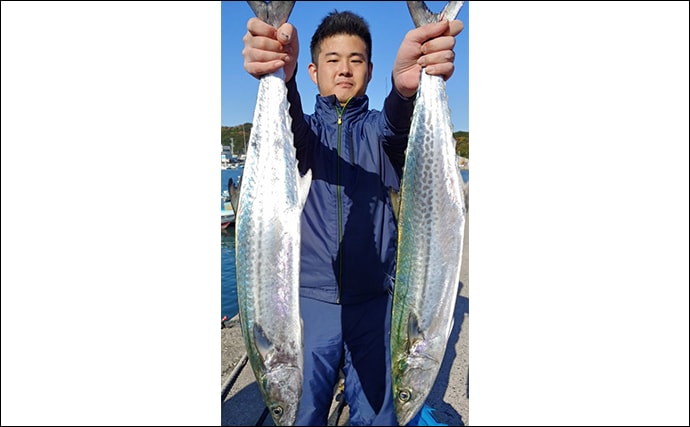 【愛知県】沖釣り最新情報　泳がせ＆ジギングで良型マダイや大型青物
