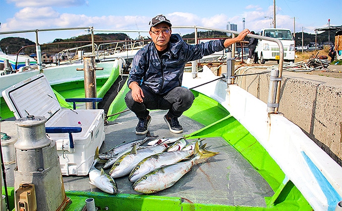 伊勢湾ジギング冬の陣スタート　ブリにサワラに大型青物浮上【海正丸】