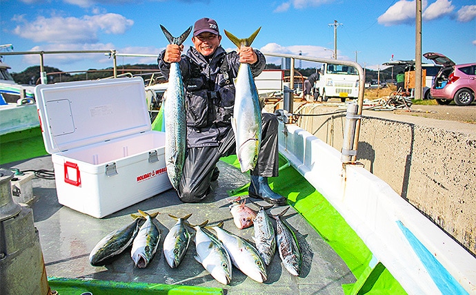 伊勢湾ジギング冬の陣スタート　ブリにサワラに大型青物浮上【海正丸】