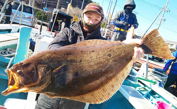 愛知県 沖のエサ釣り最新釣果 肉厚80cm5 35kg大判ヒラメ登場 Tsurinews