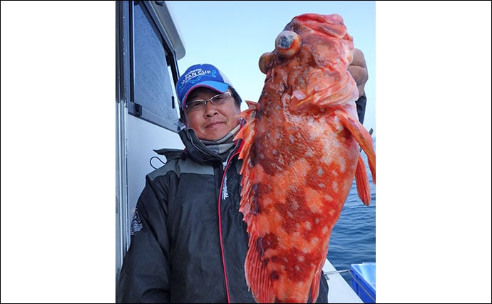 【大分・熊本】沖釣り最新釣果情報　各地で良型沖アラカブが好調顔出し