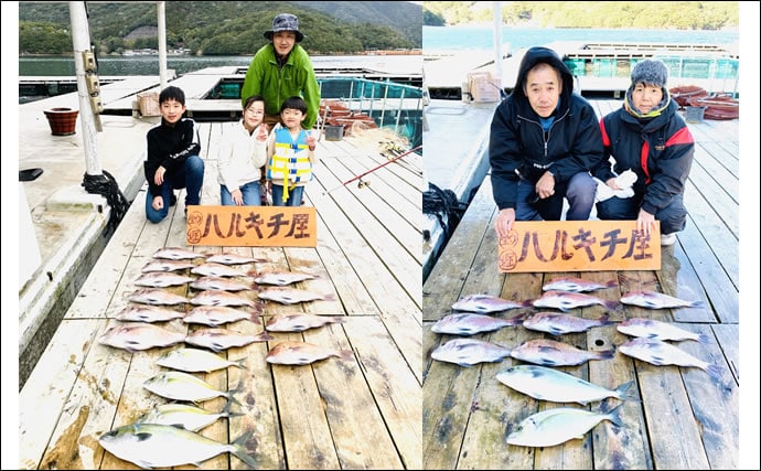 【三重】イカダ＆海上釣り堀最新釣果　釣りキッズがワラサをゲット