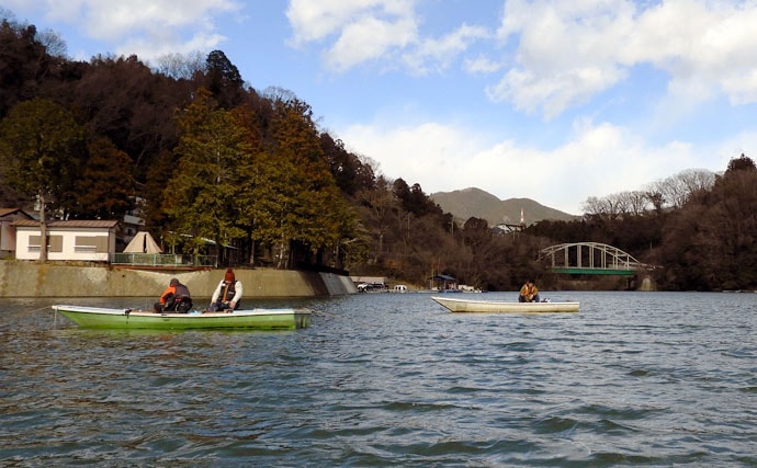 ドーム桟橋でのワカサギ釣り　猛烈な入れ食いで1654尾達成【河口湖】